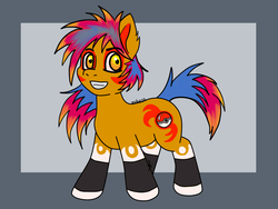 Size: 800x600 | Tagged: safe, artist:zobaloba, oc, oc only, oc:spark, male, pokémon, ponysona, solo