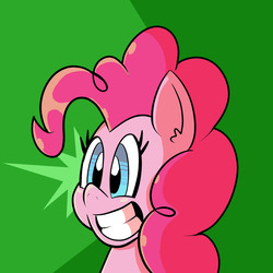 Size: 2400x2400 | Tagged: safe, artist:pembroke, pinkie pie, earth pony, pony, g4, female, high res, solo