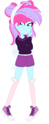 Size: 256x640 | Tagged: safe, artist:bezziie, oc, oc only, oc:strawberry pie, equestria girls, g4, clothes, converse, equestria girls-ified, shoes, simple background, solo, transparent background