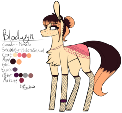 Size: 1078x996 | Tagged: safe, artist:sweetmelon556, oc, oc only, oc:blodwyn, earth pony, pony, female, mare, reference sheet, simple background, solo, transparent background