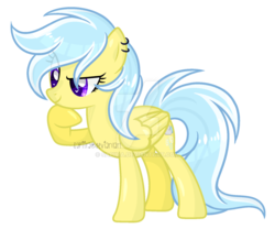 Size: 1024x853 | Tagged: safe, artist:sapiira, oc, oc only, oc:echo harmony, pegasus, pony, female, mare, simple background, solo, thinking, transparent background