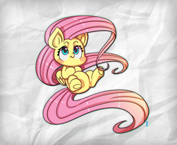 Size: 2284x1865 | Tagged: safe, artist:mrs1989, fluttershy, pegasus, pony, g4, belly, blush sticker, blushing, cute, female, hnnng, hooves to the chest, mare, shyabetes, solo