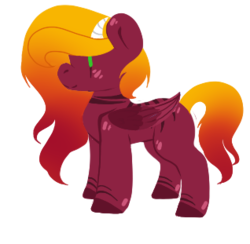 Size: 318x311 | Tagged: safe, artist:cyrinthia, oc, oc only, oc:camilla, pegasus, pony, chibi, female, horns, mare, simple background, solo, transparent background