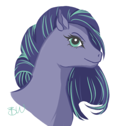 Size: 1280x1281 | Tagged: safe, artist:bramblewing, clever clover, pony, bust, male, solo