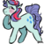 Size: 200x200 | Tagged: safe, artist:peachybats, sparkler (g1), pony, g1, female, simple background, solo, transparent background