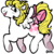 Size: 200x200 | Tagged: safe, artist:peachybats, surprise, pegasus, pony, g1, adoraprise, amused, awesome face, bow, cute, female, lol, mare, simple background, solo, surprise is amused, tail bow, transparent background