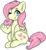 Size: 473x515 | Tagged: safe, artist:chey3tta, fluttershy, pegasus, pony, g4, female, folded wings, hi, looking at you, one eye closed, raised hoof, simple background, sitting, smiling, solo, transparent background, wink