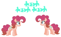 Size: 1152x704 | Tagged: safe, artist:rainbows-skies, oc, oc only, oc:candy pie, earth pony, pony, cutie mark background, female, mare, offspring, parent:cheese sandwich, parent:pinkie pie, parents:cheesepie, simple background, solo, transparent background
