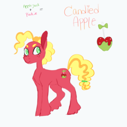 Size: 3500x3500 | Tagged: safe, artist:thebirbdraws, applejack, pinkie pie, oc, earth pony, pony, g4, fusion, high res, solo