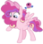 Size: 933x968 | Tagged: safe, artist:marielle5breda, oc, oc only, pegasus, pony, female, magical lesbian spawn, mare, offspring, parent:pinkie pie, parent:princess cadance, parents:cadancepie, simple background, solo, transparent background