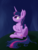 Size: 3000x4000 | Tagged: safe, artist:coldtrail, twilight sparkle, alicorn, pony, g4, chest fluff, female, high res, night, shooting star, sitting, solo, starry night, stars, twilight sparkle (alicorn), wing fluff