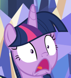 Size: 369x404 | Tagged: safe, screencap, twilight sparkle, alicorn, pony, a royal problem, g4, my little pony: friendship is magic, cropped, d:, faic, female, open mouth, solo, twilight sparkle (alicorn)