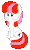 Size: 702x1176 | Tagged: safe, artist:wafflecakes, oc, oc only, oc:righty tighty, pony, animated, female, gif, mlem, silly, simple background, sitting, solo, sparkly eyes, tongue out, transparent background