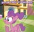 Size: 713x653 | Tagged: safe, edit, gameloft, loosey-goosey, pony, g4, background pony, meme, solo, wow! glimmer