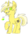 Size: 803x978 | Tagged: safe, artist:taaffeiite, oc, oc only, oc:lemon drop, pony, unicorn, glowing eyes, horn, raised hoof, scar, simple background, transparent background, unicorn oc