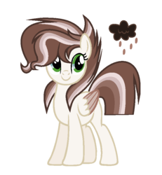 Size: 716x776 | Tagged: safe, artist:pastellight3, oc, oc only, oc:chocolate rain, pegasus, pony, colored wings, colored wingtips, cutie mark, female, mare, offspring, offspring's offspring, parent:oc:pastel light, parent:oc:sora, parents:oc x oc, simple background, solo, transparent background