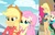 Size: 1998x1288 | Tagged: safe, screencap, applejack, fluttershy, equestria girls, equestria girls specials, g4, my little pony equestria girls: better together, my little pony equestria girls: forgotten friendship, my little pony equestria girls: legend of everfree, camp fashion show outfit, hiding