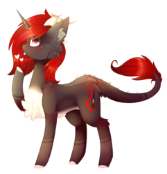 Size: 906x941 | Tagged: safe, artist:twinkepaint, oc, oc only, oc:scarlet spectrum, dracony, hybrid, chest fluff, female, simple background, solo, transparent background