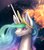 Size: 1540x1756 | Tagged: safe, artist:rnkmnh, princess celestia, pony, g4, female, smiling, solo