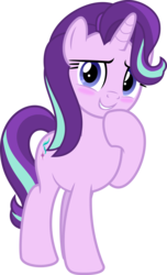 Size: 5039x8280 | Tagged: safe, artist:jhayarr23, starlight glimmer, pony, unicorn, g4, absurd resolution, blushing, cute, female, glimmerbetes, looking at you, mare, simple background, smiling, smiling at you, solo, transparent background, vector