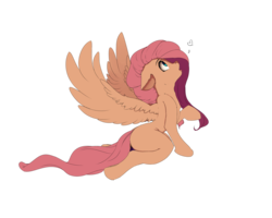 Size: 2500x2000 | Tagged: source needed, safe, artist:miokomata, fluttershy, deer, pony, semi-anthro, g4, female, high res, kneeling, missing cutie mark, simple background, solo, transparent background