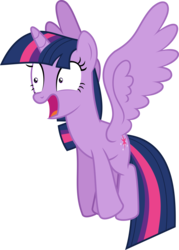 Size: 4995x6966 | Tagged: safe, artist:jhayarr23, twilight sparkle, alicorn, pony, g4, testing testing 1-2-3, absurd resolution, faic, female, flying, mare, open mouth, simple background, transparent background, twilight sparkle (alicorn), vector