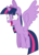 Size: 4995x6966 | Tagged: safe, artist:jhayarr23, twilight sparkle, alicorn, pony, g4, my little pony: friendship is magic, testing testing 1-2-3, absurd resolution, faic, female, flying, mare, open mouth, simple background, transparent background, twilight sparkle (alicorn), vector