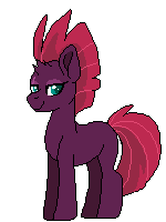 Size: 150x200 | Tagged: safe, artist:scarlet-spectrum, fizzlepop berrytwist, tempest shadow, pony, unicorn, g4, my little pony: the movie, animated, broken horn, female, horn, idle animation, mare, simple background, solo, transparent background