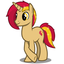 Size: 1100x1100 | Tagged: safe, artist:partypievt, oc, oc only, oc:stardust, pony, unicorn, base used, male, show accurate, simple background, solo, sparkles, stallion, transparent background