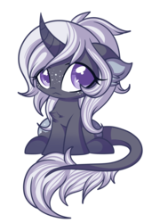 Size: 2500x3476 | Tagged: safe, artist:starlightlore, oc, oc only, oc:evelyn hollow, pony, female, filly, high res, simple background, solo, transparent background