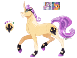 Size: 1200x900 | Tagged: safe, artist:bijutsuyoukai, sweetie belle, tender taps, oc, oc only, pony, unicorn, g4, greaser, male, parent:sweetie belle, parent:tender taps, parents:tenderbelle, simple background, solo, stallion, transparent background