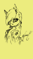 Size: 1079x1920 | Tagged: safe, artist:pantheracantus, oc, oc only, pony, clothes, jacket, punk, short hair, simple background