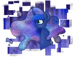 Size: 4000x3000 | Tagged: safe, artist:itssopanda, princess luna, pony, g4, abstract background, bust, female, high res, portrait, solo