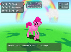 Size: 853x627 | Tagged: safe, artist:weaver, pinkie pie, g4, 3d, fan game, female, game, graffiti kingdom, solo