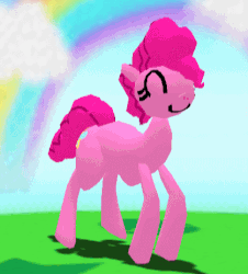 Size: 419x464 | Tagged: safe, artist:weaver, pinkie pie, g4, 3d, animated, dancing, female, game, graffiti kingdom, solo