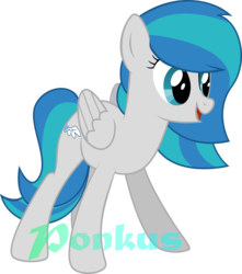 Size: 1283x1451 | Tagged: safe, artist:ponkus, oc, oc only, oc:gusty gale, pegasus, pony, female, mare, simple background, solo, transparent background