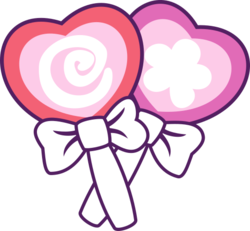 Size: 541x500 | Tagged: safe, artist:anscathmarcach, all my heart, g3, candy, cutie mark, cutie mark only, food, heart, holiday, lollipop, no pony, simple background, transparent background, valentine, valentine's day, vector