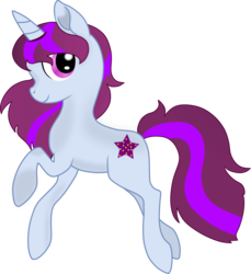 Size: 4475x4881 | Tagged: safe, artist:purplestar34, oc, oc only, oc:purple star, pony, unicorn, absurd resolution, cutie mark, female, happy, looking at you, mare, simple background, solo, transparent background