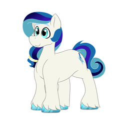 Size: 2804x2753 | Tagged: safe, artist:marukouhai, oc, oc only, oc:tony, crystal pony, pony, high res, male, offspring, parent:ivory, parent:rarity, parents:ivority, simple background, solo, stallion, white background