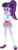 Size: 214x580 | Tagged: safe, artist:ra1nb0wk1tty, sci-twi, twilight sparkle, equestria girls, g4, clothes, clothes swap, female, kneesocks, mary jane, skirt, socks, solo, stockings