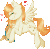 Size: 200x195 | Tagged: safe, artist:sketchyhowl, oc, oc only, oc:cupid feather, pegasus, pony, animated, cute, eyes closed, female, floating, gif, heart, hoof hold, mare, ocbetes, pixel art, simple background, smiling, solo, transparent background