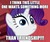 Size: 500x422 | Tagged: safe, edit, edited screencap, editor:stray gold, screencap, rarity, pony, unicorn, g4, caption, female, image macro, implied sex, meme, reference, solo, text