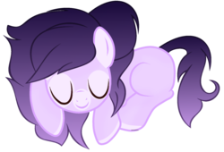 Size: 1024x696 | Tagged: safe, artist:venomns, oc, oc only, oc:violet, earth pony, pony, female, mare, simple background, sleeping, solo, transparent background