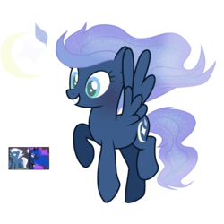Size: 3000x3000 | Tagged: safe, artist:theapplebeauty, oc, oc only, pegasus, pony, female, high res, magical lesbian spawn, mare, offspring, parent:night glider, parent:princess luna, simple background, solo, transparent background