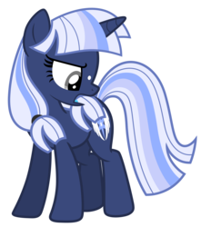 Size: 5561x6280 | Tagged: safe, artist:estories, oc, oc only, oc:silverlay, original species, pony, umbra pony, unicorn, g4, absurd resolution, female, mare, simple background, solo, transparent background, vector