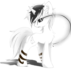 Size: 1400x1400 | Tagged: safe, artist:smolicecube, oc, oc only, pony, unicorn, male, simple background, solo, stallion