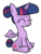 Size: 790x1050 | Tagged: safe, artist:moonatik, derpibooru exclusive, twilight sparkle, alicorn, pony, g4, alternate hairstyle, cute, female, hair bun, simple background, sitting, smiling, solo, tail bun, transparent background, twiabetes, twilight sparkle (alicorn)