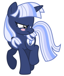 Size: 5834x7000 | Tagged: safe, artist:estories, oc, oc only, oc:silverlay, original species, pony, umbra pony, unicorn, g4, absurd resolution, blushing, female, mare, simple background, solo, transparent background, vector