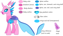 Size: 1280x720 | Tagged: safe, artist:heartsyartsy, oc, oc only, changedling, changeling, reference sheet, solo