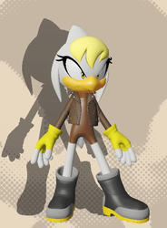 Size: 492x667 | Tagged: safe, gilda, bird, anthro, g4, sonic forces, sonic the hedgehog, sonic the hedgehog (series), sonicified, video game